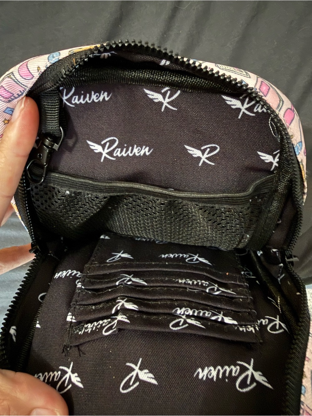 Pink Book-Print Mini Backpack - Picture 2 of 6